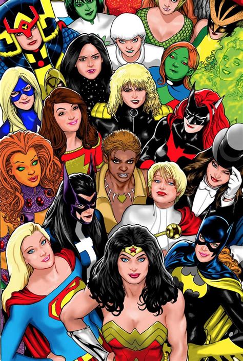 female marvel dc characters